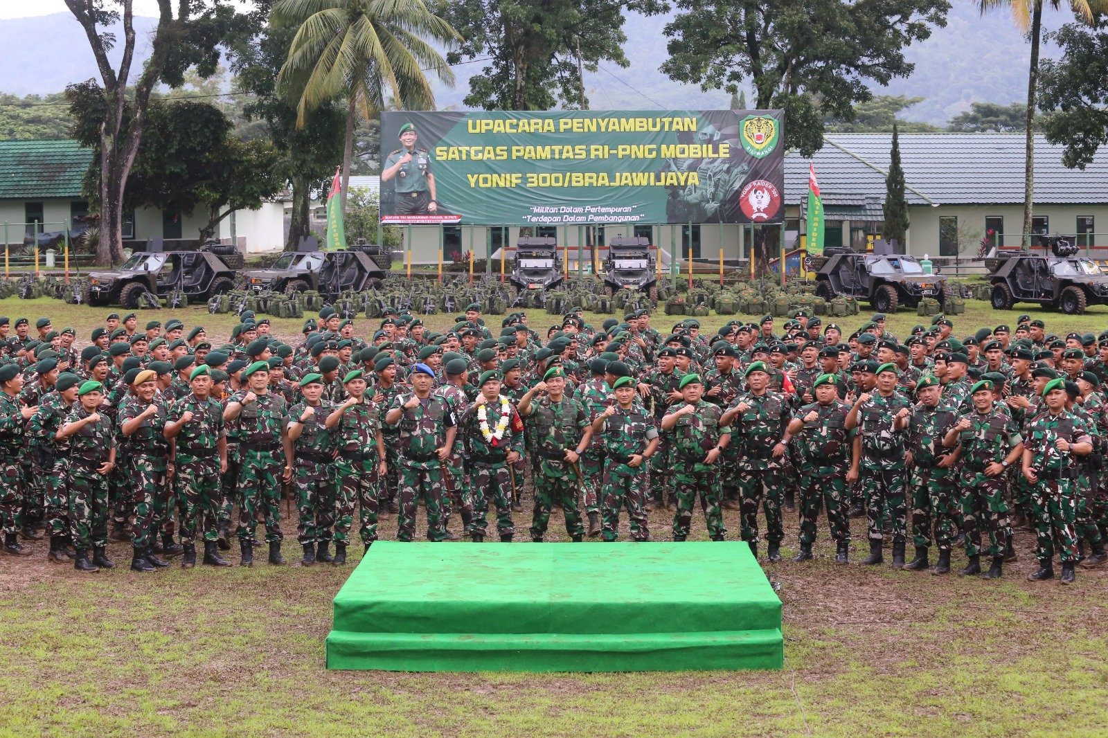 Resmi, Pangdam III Siliwangi Sambut Maung 300 Siliwangi Kembali Dari Tugas Operasi Papua - TeropongRakyat.co