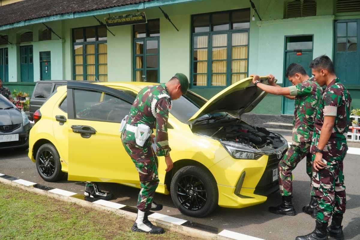 Jelang Cuti Lebaran, Yonarmed 11/GG/2/2 Kostrad Cek Kelengkapan dan Kelayakan Kendaraan Prajurit - Teropongrakyat.co