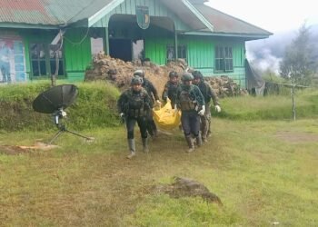 Aparat Gabungan TNI Polri Berhasil Evakuasi Jenazah Korban Penembakan OPM