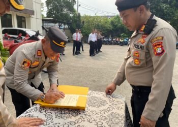 Komitmen Bersama Polsek Koja Polres Metro Jakarta Utara dalam Menolak Narkoba