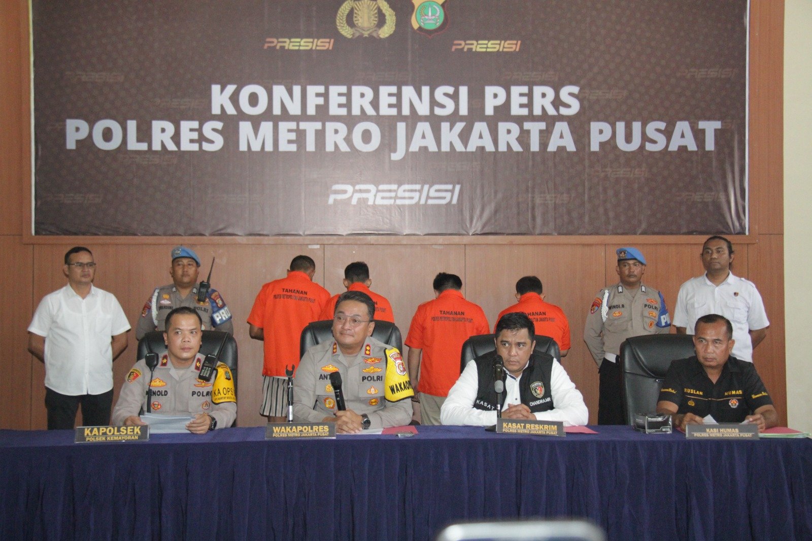 Jajaran Polres Metro Jakarta Pusat Ungkap 3 Perkara Kriminal - Teropong Rakyat