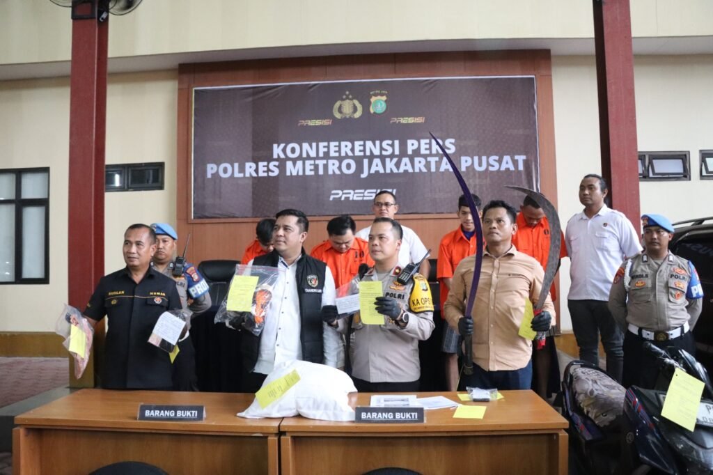 Jajaran Polres Metro Jakarta Pusat Ungkap 3 Perkara Kriminal - Teropong Rakyat