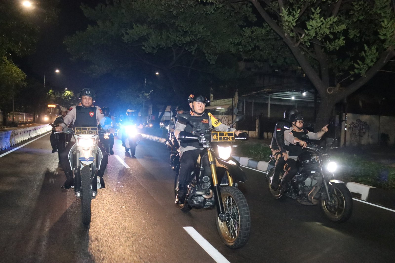 Kapolres Metro Jakarta Pusat Gencarkan Patroli Skala Besar, Antisipasi Gangguan Kamtibmas