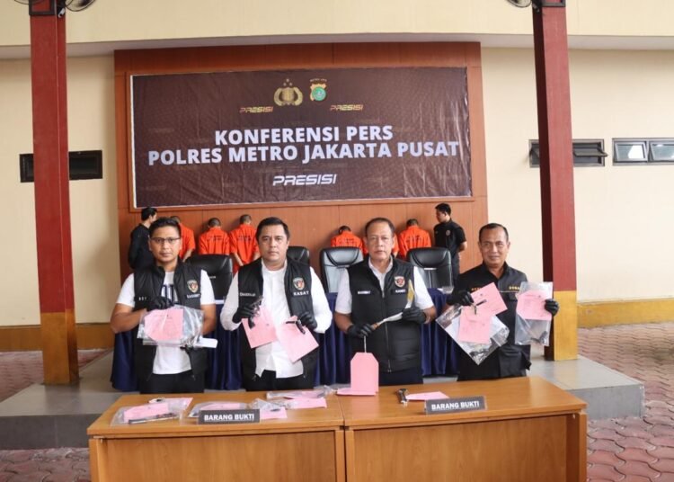 Sat Reskrim Polres Metro Jakarta Pusat Ringkus Pelaku Sindikat Curanmor - TeropongRakyat.co