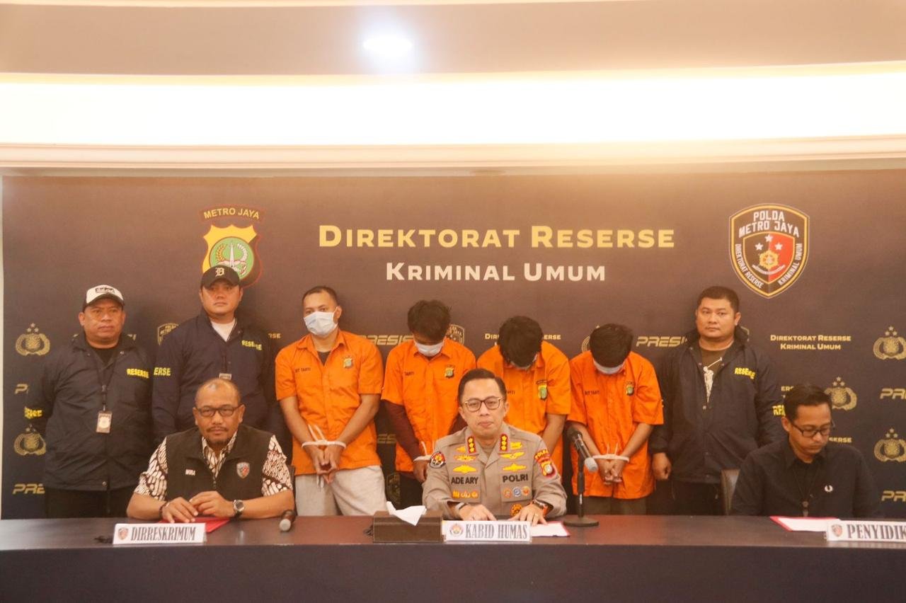 Polda Metro Jaya Berhasil Ungkap Perampokan Toko Jam Tangan Mewah di Pantai Indah Kapuk 2