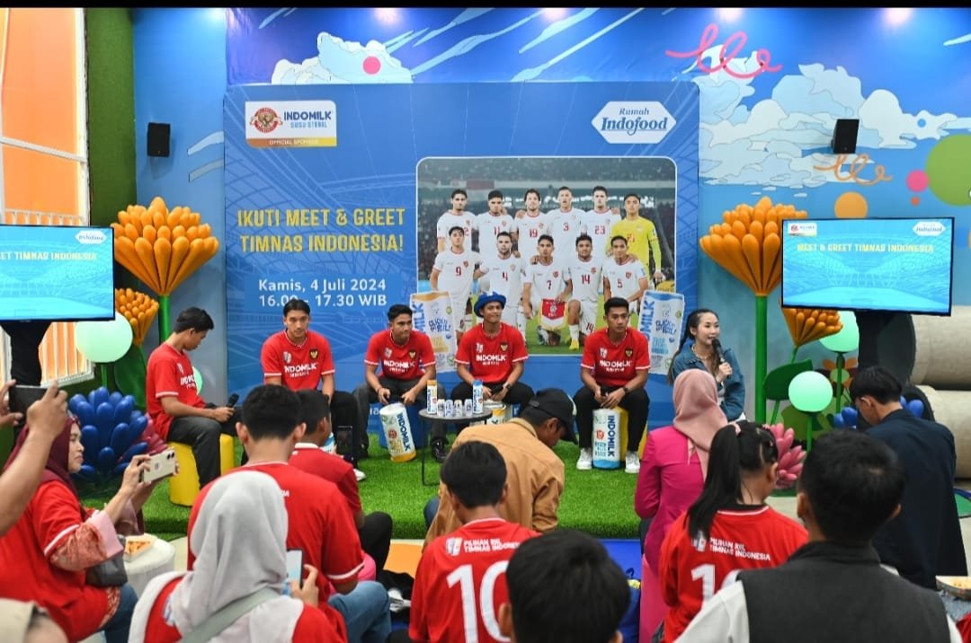 Indofood Meriahkan Jakarta Fair 2024 dengan Meet and Greet Seru Bersama Timnas Sepak Bola Indonesia - Teropongrakyat.co