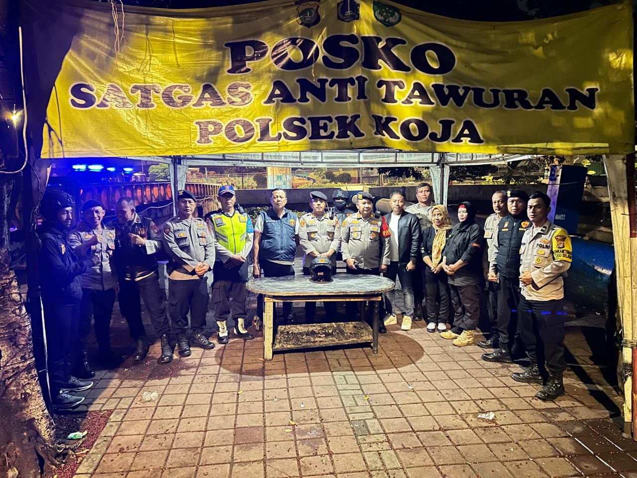 Wakapolsek Koja Pimpin Kegiatan Patroli KRYD dan 3C