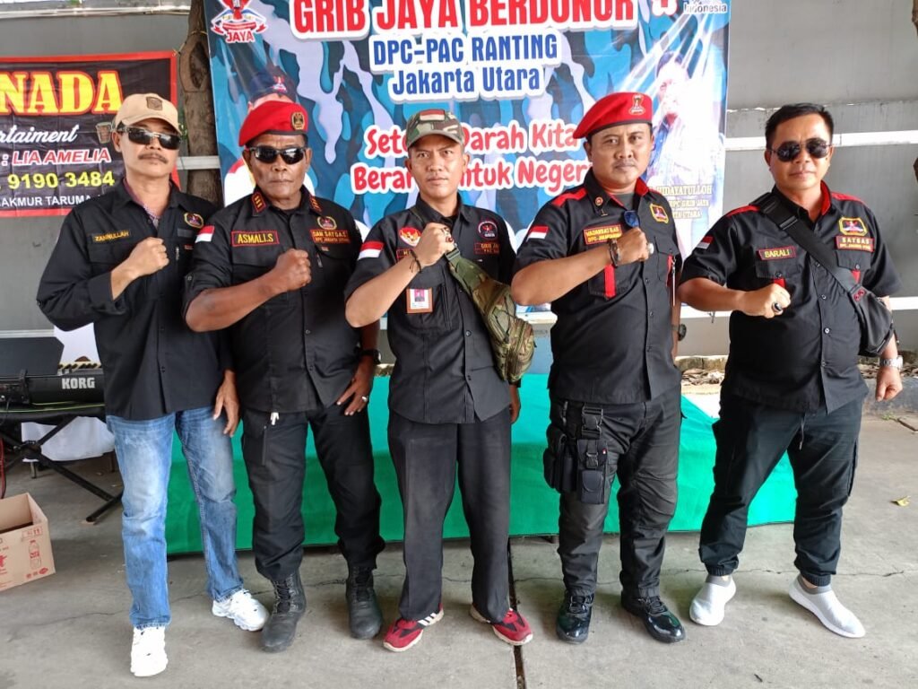 GRIB JAYA BERDONOR DPC - PAC RANTING DI PMI JAKARTA UTARA - Teropong Rakyat