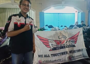 Jalin Silahturahmi Guna Mempererat Tali Persaudaraan, Komunitas Honda V160 DKI Jakarta Adakan Kopdar Wajib - TeropongRakyat.co