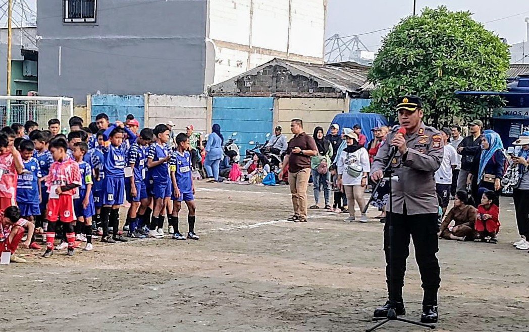 Dalam Rangka HUT Bhayangkara ke -78 Kapolres Jakarta Utara Gelar Turnamen Sepak Bola Piala Kapolres Usia 9 – 13 Antar SSB