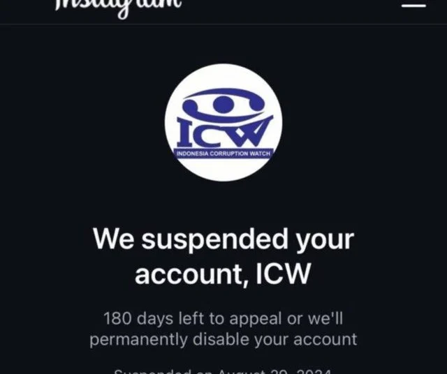 Terkait Akun IG ICW Kena Suspend, Aktivis 98: Diduga Ada Muatan Politis? - TeropongRakyat.co