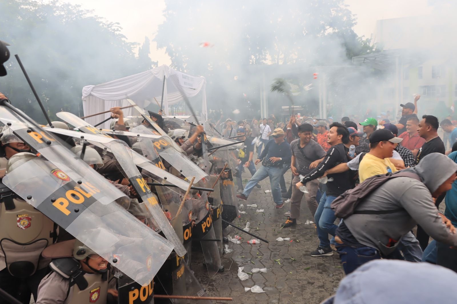 Pemkot Bekasi Bersinergi Bersama Unsur Keamanan Gelar Simulasi Pengamanan Pilkada Serentak 2024