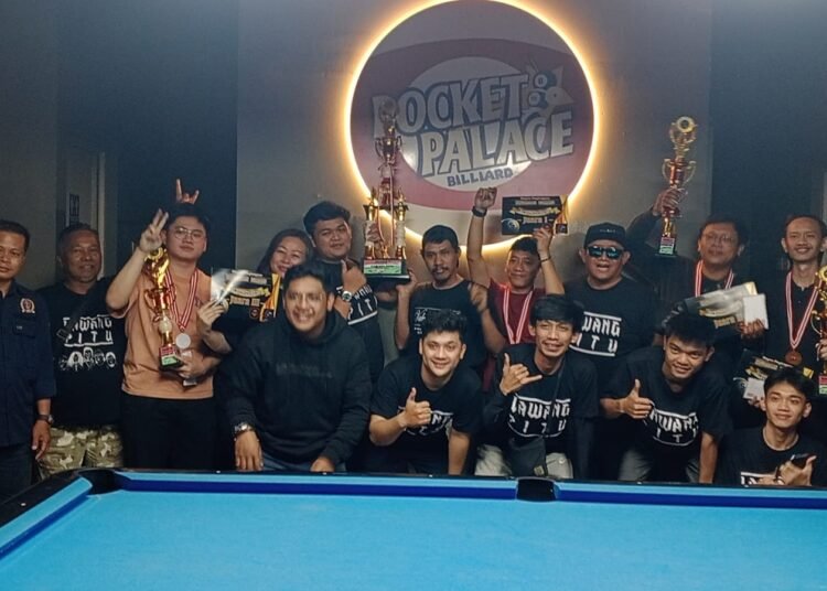 Heboh! Lawang Pitu Ikut Double Billiard Tournament Meriahkan HUT RI Ke-79, AWPI Turut Hadir - TeropongRakyat.co