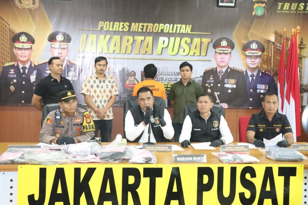 Polres Metro Jakarta Pusat Ungkap Kasus Pencurian dengan Pemberatan - Teropong Rakyat