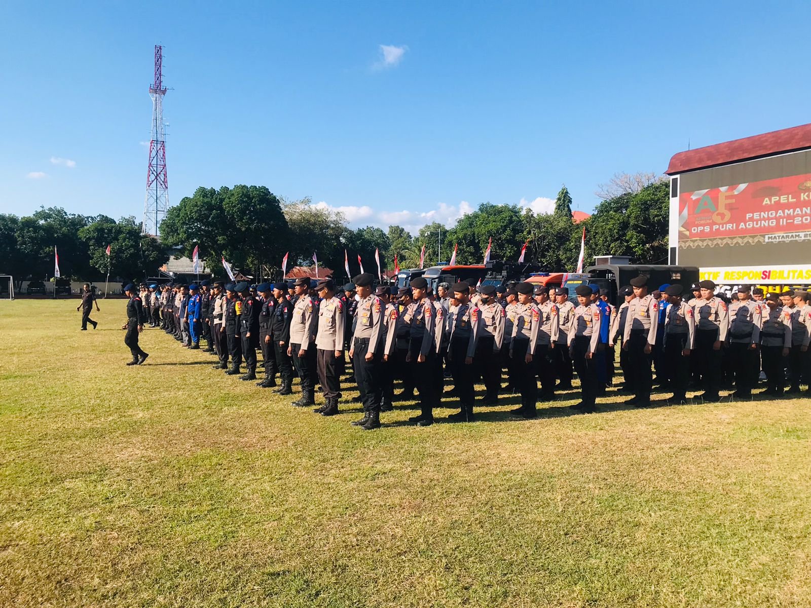 Polda NTB Laksanakan Operasi Imbangan Puri Agung II Untuk Dua Acara Penting di Bali - Teropongrakyat.co