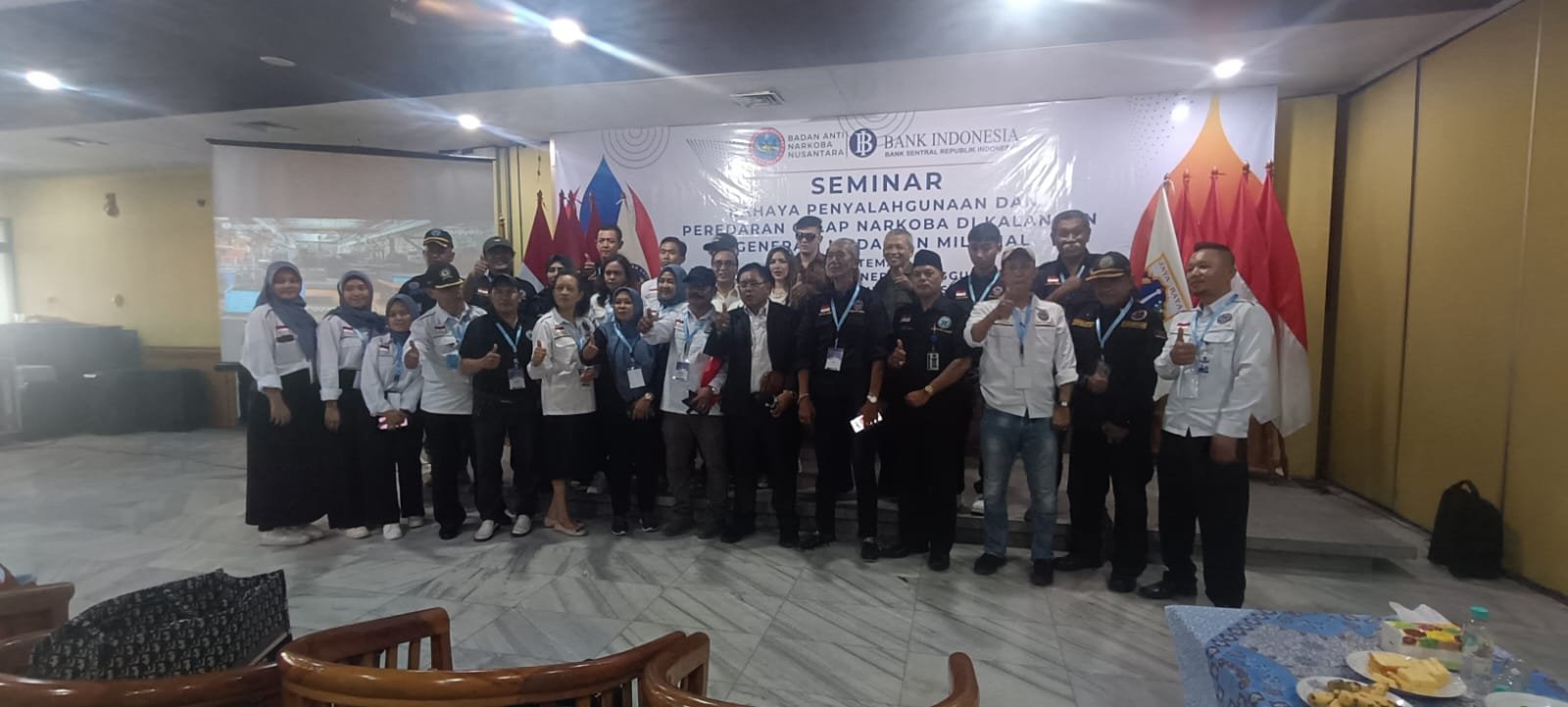 BANN Gelar Seminar Bahaya Narkoba Dikalangan Generasi Melenial - Teropongrakyat.co