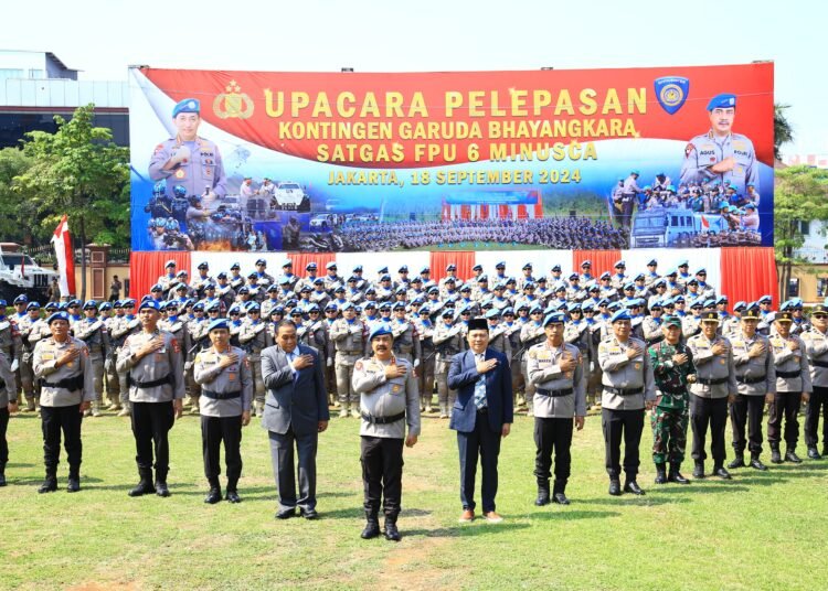 Ikut Jaga Perdamaian Dunia, Polri Kembali Kirim Satgas FPU ke Afrika Tengah - TeropongRakyat.co