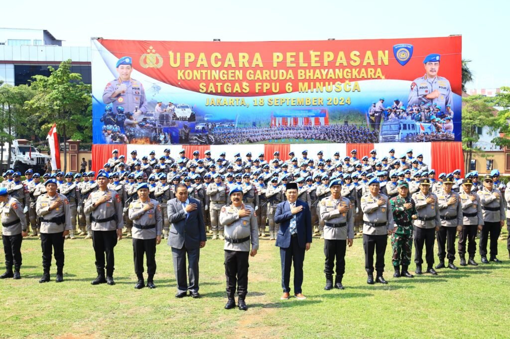 Ikut Jaga Perdamaian Dunia, Polri Kembali Kirim Satgas FPU ke Afrika Tengah - Teropong Rakyat