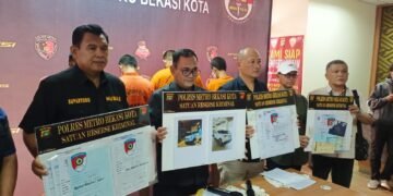 Siasati Pengajuan Kredit Mobil, 3 Pelaku Diamankan Polres Metro Bekasi Kota - TeropongRakyat.co