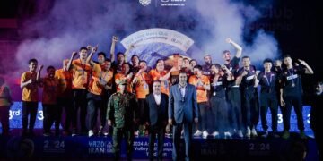 Tim Voli Bhayangkara Presisi Juara 3 AVC Men’s Club Championship 2024 di Iran - TeropongRakyat.co