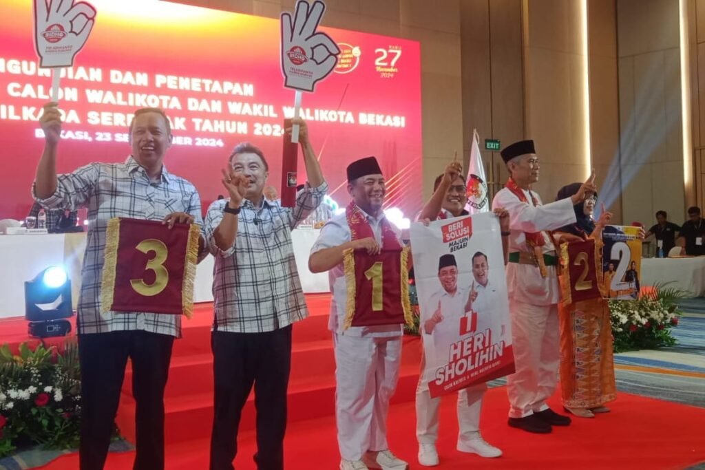 Portal Berita Indonesia dan Dunia Terkini Hari Ini, Update Harian Terbaru, Terlengkap, Tajam, Aktual dan Berimbang. KPU Kota Bekasi Gelar Pengambilan No Urut Paslon Pilkada 2024 - Teropong Rakyat