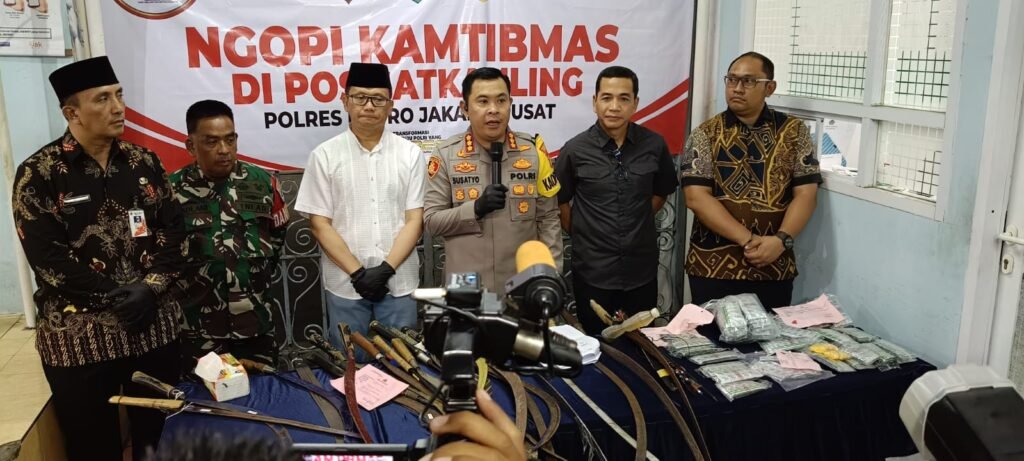 Respon Cepat Polres Metro Jakarta Pusat atas keresahan Aksi Tawuran dan Peredaran Obat Keras Tramadol - Teropong Rakyat