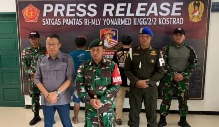 Satgas Pamtas Yonarmed 11 Kostrad Gagalkan Penyelundupan Toyota Land Cruiser VX 4WD dari Malaysia - Teropongrakyat.co