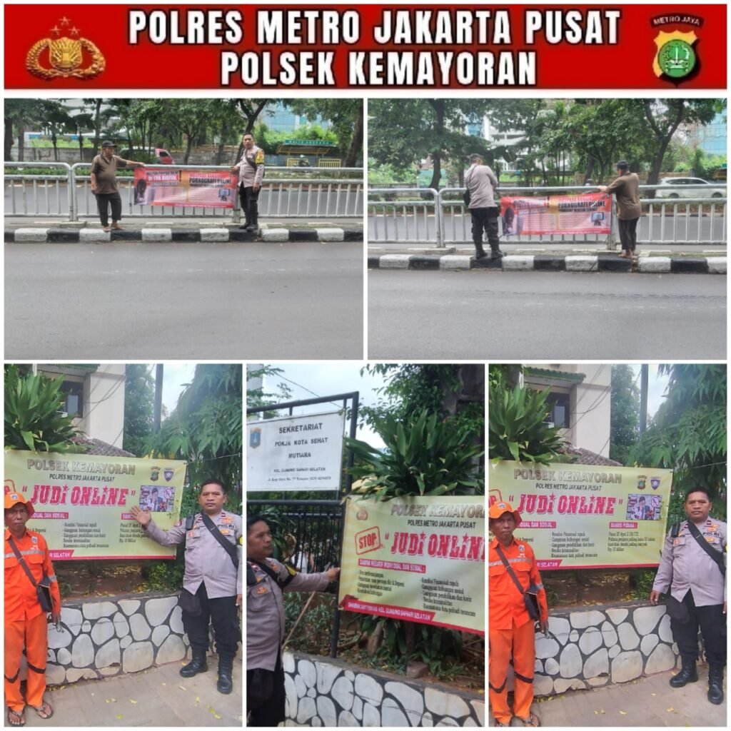 Portal Berita Indonesia dan Dunia Terkini Hari Ini, Update Harian Terbaru, Terlengkap, Tajam, Aktual dan Berimbang. Masih Marak Judi Online, Kapolsek Kemayoran beri Imbauan Begini - Teropong Rakyat