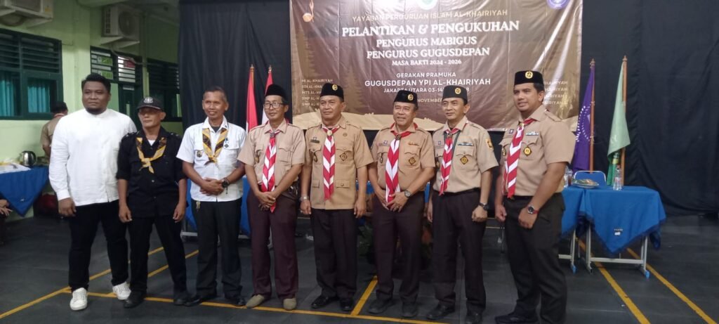Ketua Kwarcab Jakut Hadir Pelantikan Mabigus dan Gugus Depan YPI Alkhairiyah - Teropong Rakyat
