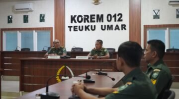 Kunjungan Kerja Kepala Keuangan Kodam Iskandar Muda ke Korem 012/TU