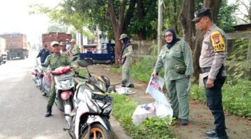 Pengamanan Penertiban Alat Peraga Kampanye (APK) di Wilayah Kelurahan Ciketingudik