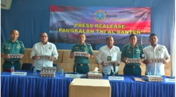 Upaya Penyelundupan Rokok Ilegal Senilai Rp 9,6 Miliar di Gagalkan TNI AL