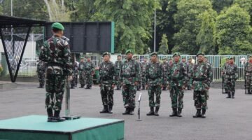 Dandim 0507 Pimpin Upacara Pengibaran Bendera dan Wisuda Purna Bhakti