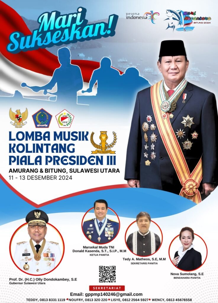 Portal Berita Indonesia dan Dunia Terkini Hari Ini, Update Harian Terbaru, Terlengkap, Tajam, Aktual dan Berimbang. DPP GPPMP Gelar Lomba Kolintang Nasional Piala Presiden III - Teropong Rakyat