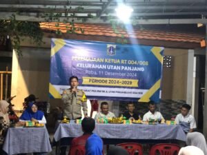 Hadiri Peremajaan Ketua RT 04 RW 08 Kelurahan Utan Panjang, Kapolsek Kemayoran beri Pesan Begini - Teropongrakyat.co