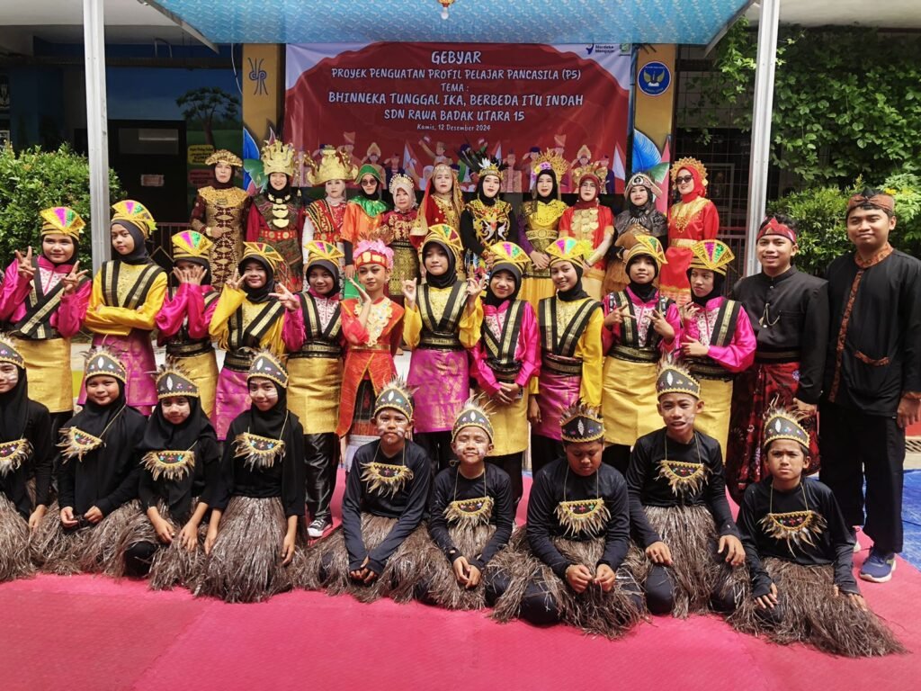 SDN Rawabadak Utara 15 Meriahkan P5 dengan Tema "Bhineka Tunggal Ika: Berbeda Itu Indah" - Teropong Rakyat