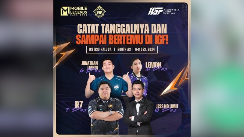 Mobile Legends Hadir di Indonesia Game Festival, Ada Mabar M6! - Teropongrakyat.co