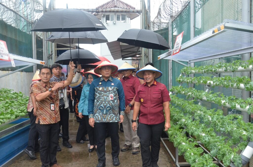 Portal Berita Indonesia dan Dunia Terkini Hari Ini, Update Harian Terbaru, Terlengkap, Tajam, Aktual dan Berimbang. Urban Farming di Lapas Salemba Panen 60 Kilogram Sayurmayur - Teropong Rakyat