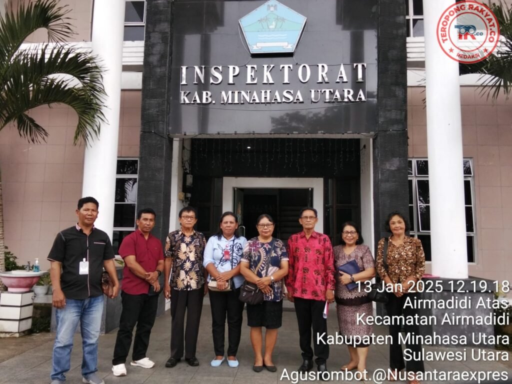 Kunjungan DPD AKPERSI Sulut dan Tokoh Masyarakat ke Inspektorat Minahasa Utara - Teropong Rakyat