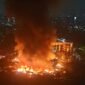 Kebakaran hebat di pemukiman padat kemayoran dini hari