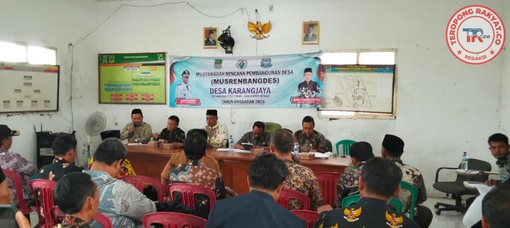 KADES Karangjaya Laksanakan Giat MUSRENBANGDES Tahun 2025 - Teropong Rakyat