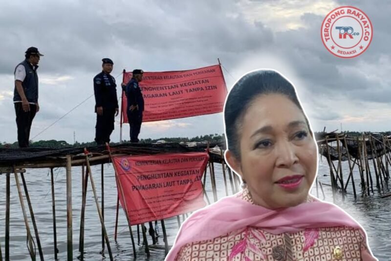 Titiek soeharto meminta usut tuntas pembuat pagar laut