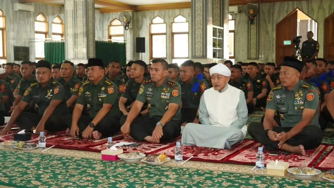 Divif 1 Kostrad Peringati Isra’ Mi’raj 1446H, Dengan Tema Membangun Mentalitas Tangguh Menghadapi Percepatan Zaman - Teropongrakyat.co