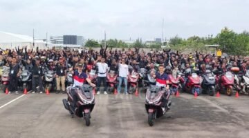 Joan Mir dan Luca Marini Sapa Hangat 500 Bikers Honda di Indonesia