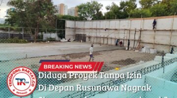 Diduga Proyek Tanpa Izin di Depan Rusunawa Nagrak Tetap Beroperasi, Instansi Terkait Diam?