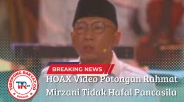 Heboh Video Potongan Pembacaan Pancasila oleh Rahmat Mirzani, Ini Faktanya