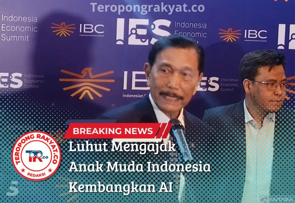 Portal Berita Indonesia dan Dunia Terkini Hari Ini, Update Harian Terbaru, Terlengkap, Tajam, Aktual dan Berimbang. Luhut Mengajak Anak Muda Kembangkan AI, Dipersiapkan untuk Presentasi ke Presiden - Teropong Rakyat