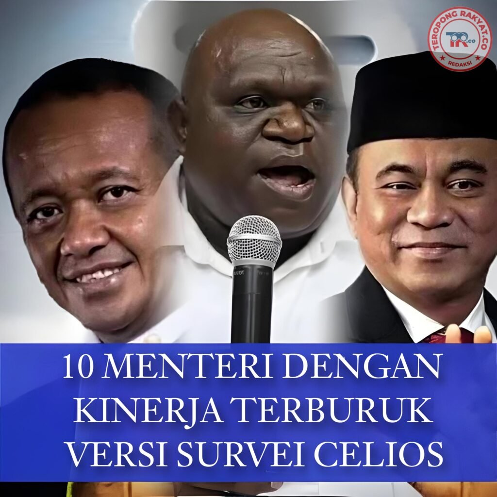 Portal Berita Indonesia dan Dunia Terkini Hari Ini, Update Harian Terbaru, Terlengkap, Tajam, Aktual dan Berimbang. 10 Menteri Terburuk Kabinet Prabowo-Gibran Dapat Rapor Merah, Natalius Pigai Terendah - Teropong Rakyat