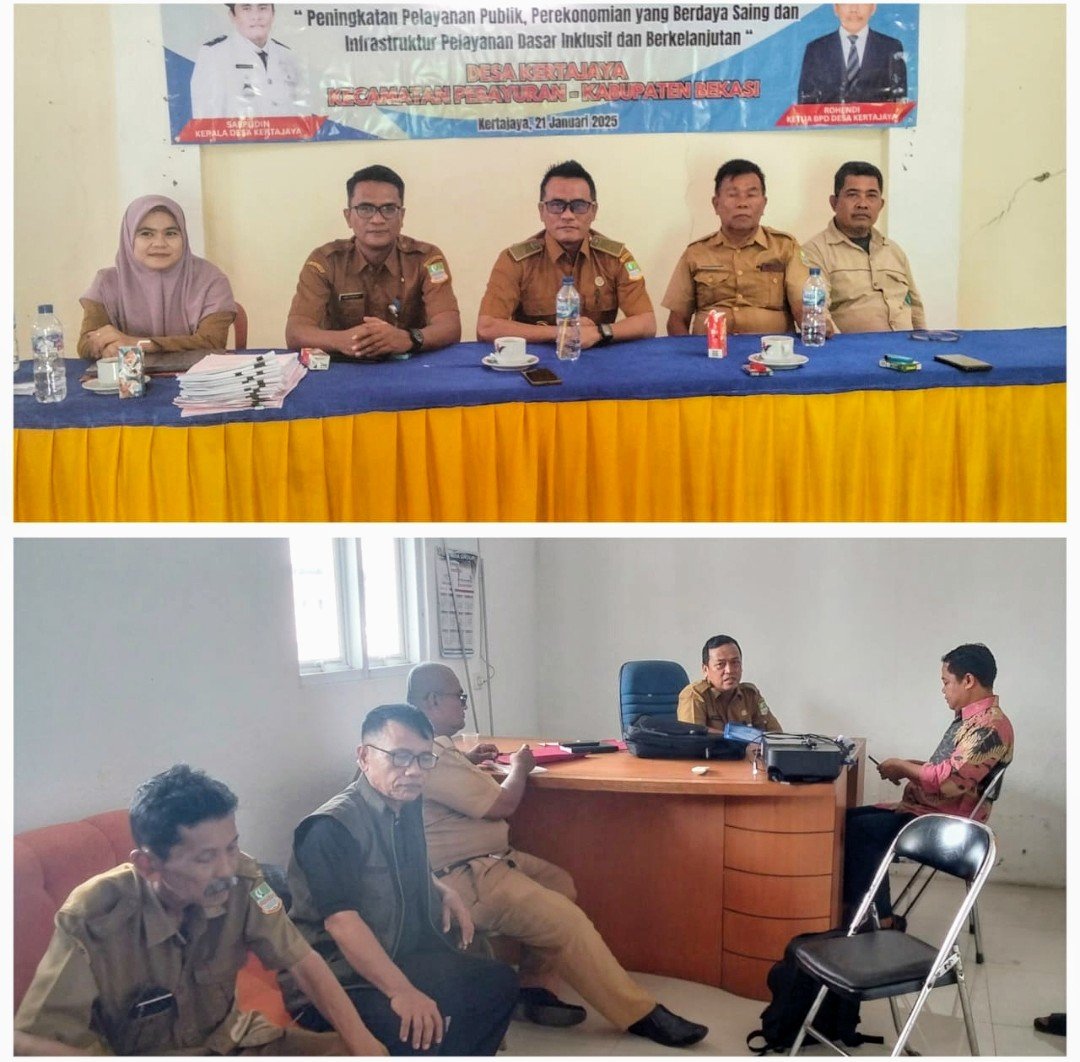 Team Kecamatan Pebayuran Monitoring Evaluasi Kegiatan Yang Bersumber Dari ADD Dan DD Dan Bantuan Propinsi Jawa Barat Anggran 2024