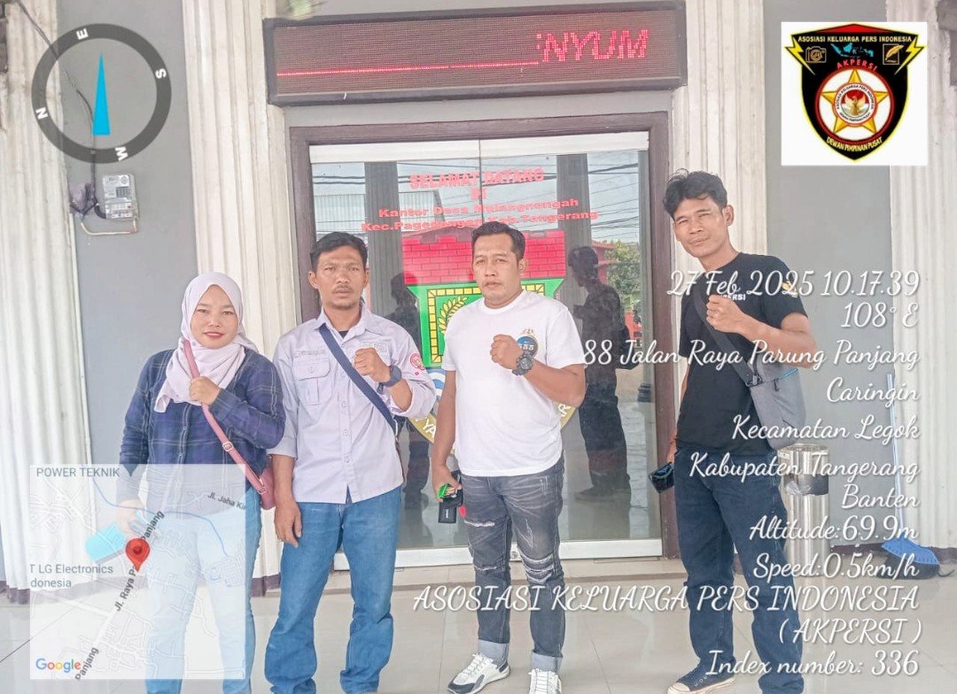 Ketua DPD AKPERSI Banten Kunjungi Kantor Desa Malangnengah, Kepala Desa Tidak Hadir